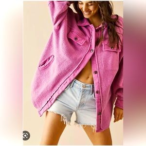 Free People Ruby Pink Jacket